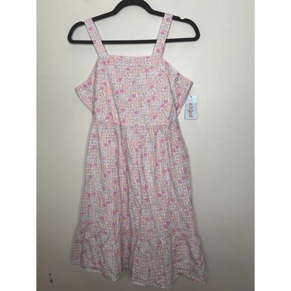 Cat & Jack Other - Cat & Jack Girls' Floral Tie-Back Sleeveless Multicolored Dress Size XXL 18 NEW